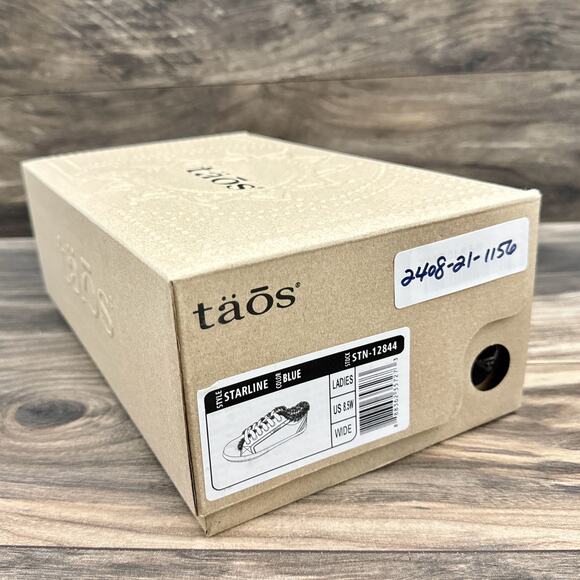 NIB Taos Footwear 8.5W WIDE Starline Canvas Faux Fur Sneakers - Picture 9 of 11